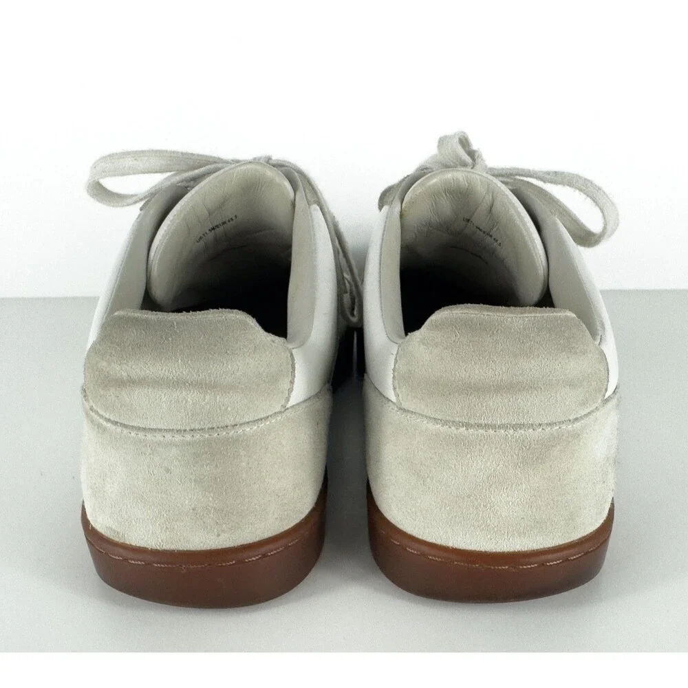Vince Noel White Men's Lace-up Low Top Leather Sneakers US 11.5